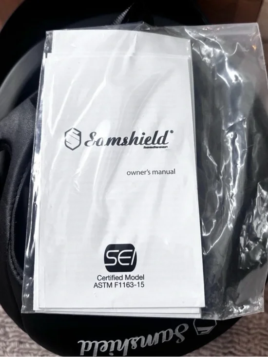 Samshield Women's Matte Black Equestrian Helmet New with tags - Picture 7 of 7